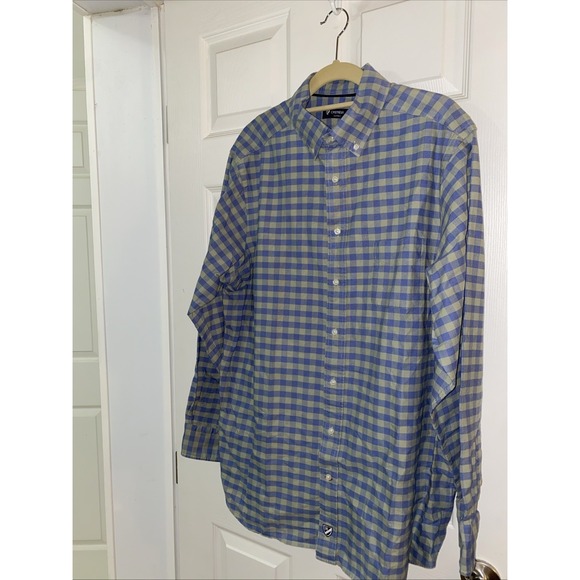 Daniel Cremieux Other - Cremieux Classics Shirt Men XLT Big & Tall Blue Check Long Sleeve Button Down F1